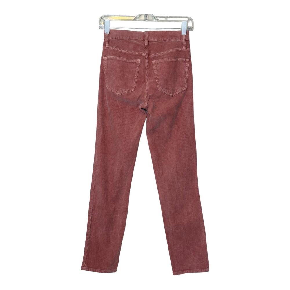 J.Crew blush pink corduroy vintage straights stretch jeans size 24- 0 - Picture 2 of 8